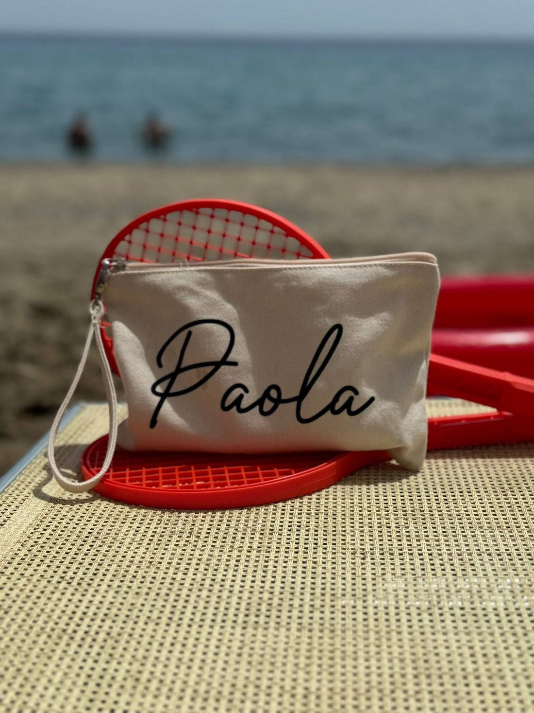 Pochette da polso personalizzata naturale