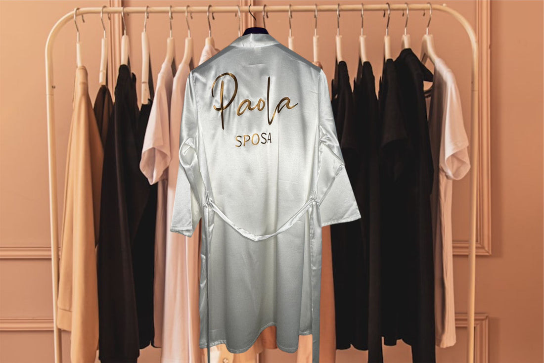 Vestaglia Sposa personalizzata