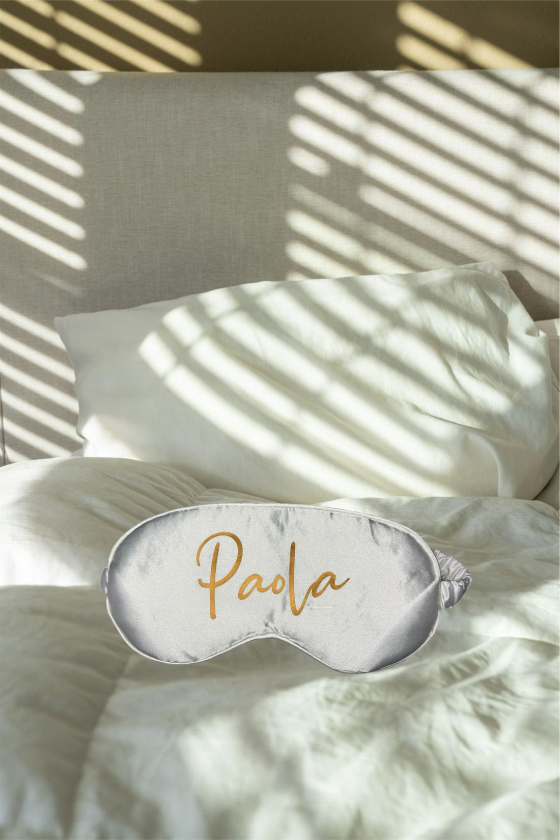 Mascherina notte personalizzata