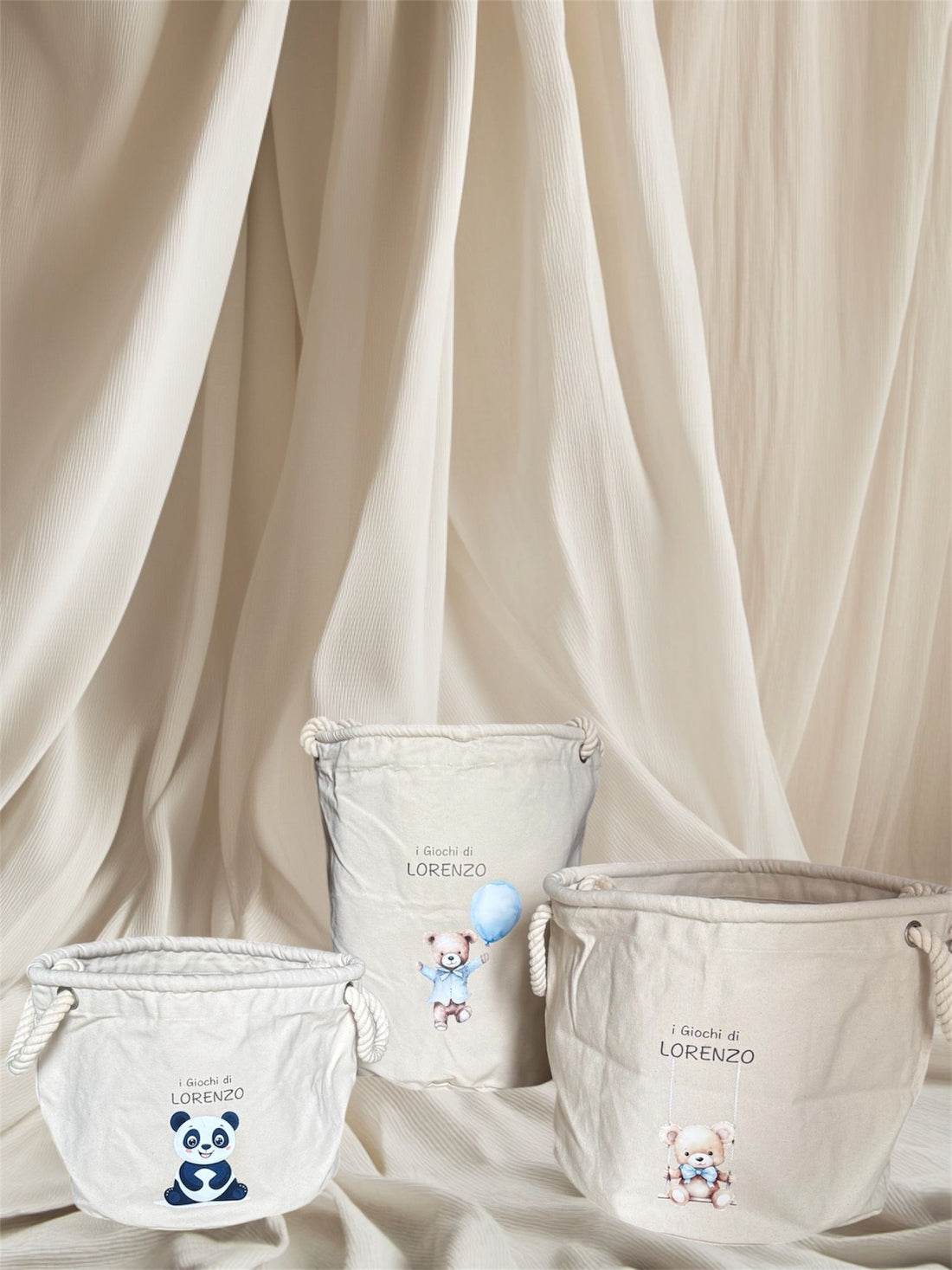Sacca giochi 3 misure personalizzata