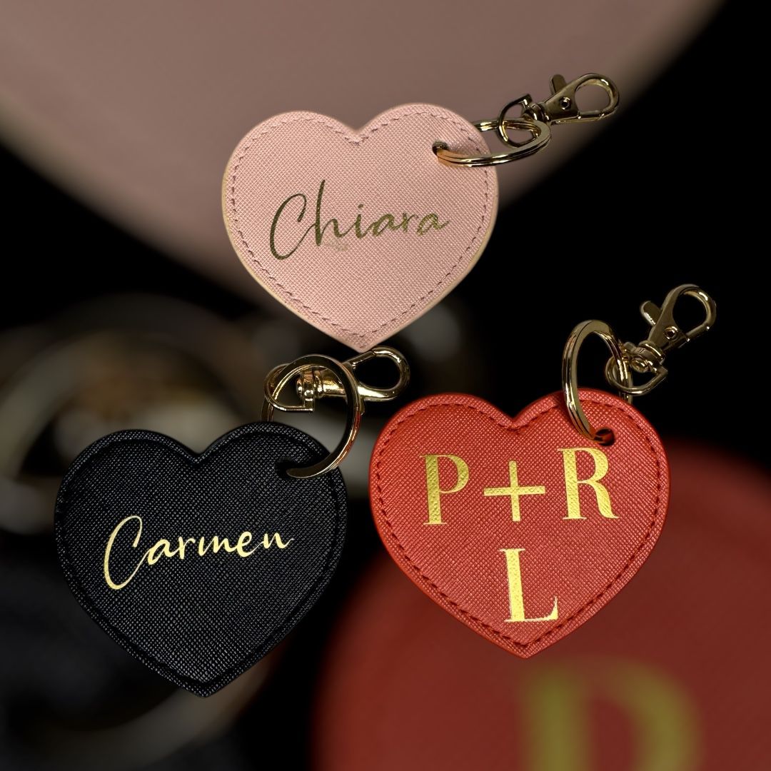 Portachiavi cuore personalizzato