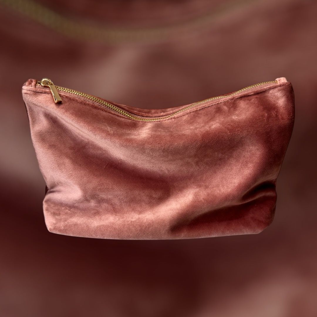 Pochette in velluto personalizzata