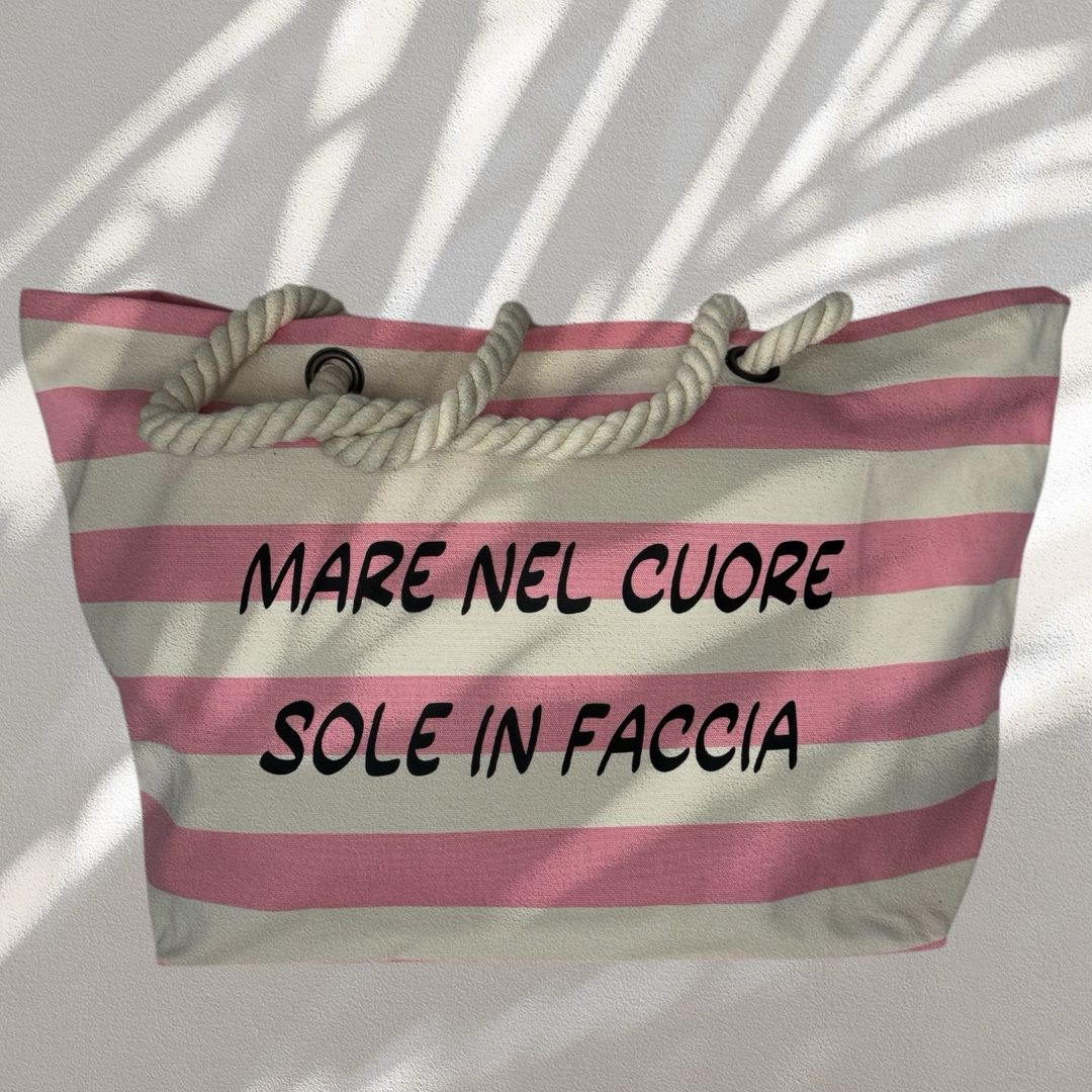 Borsa mare Stripes personalizzata