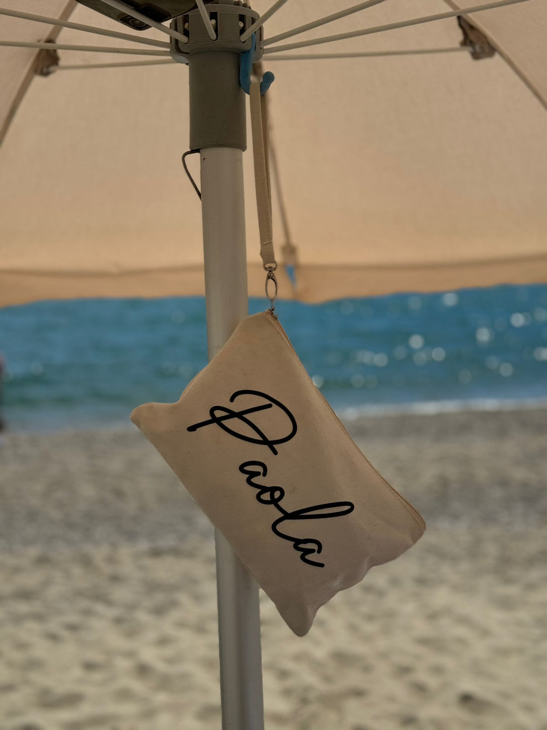 Pochette da polso personalizzata naturale