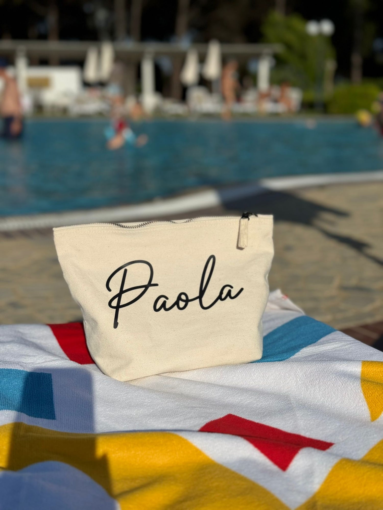 Pochette da polso personalizzata naturale