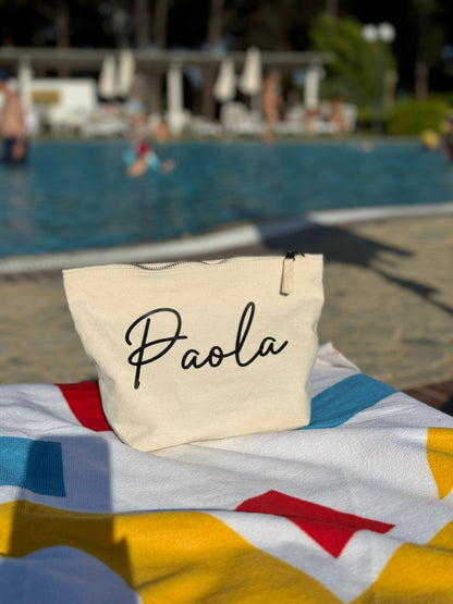 Pochette da polso personalizzata naturale