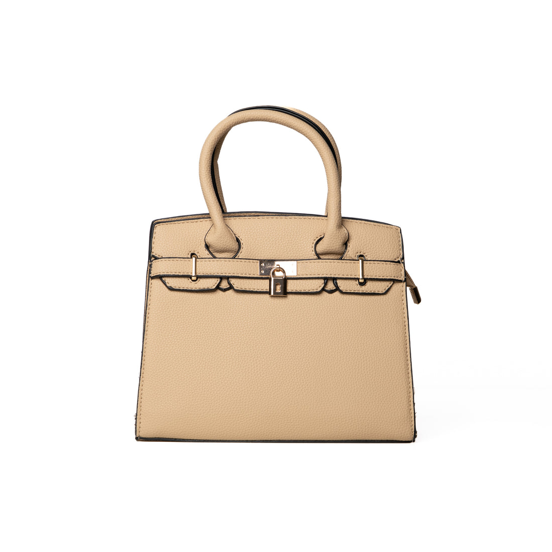 Borsa Con Lucchetto color Beige