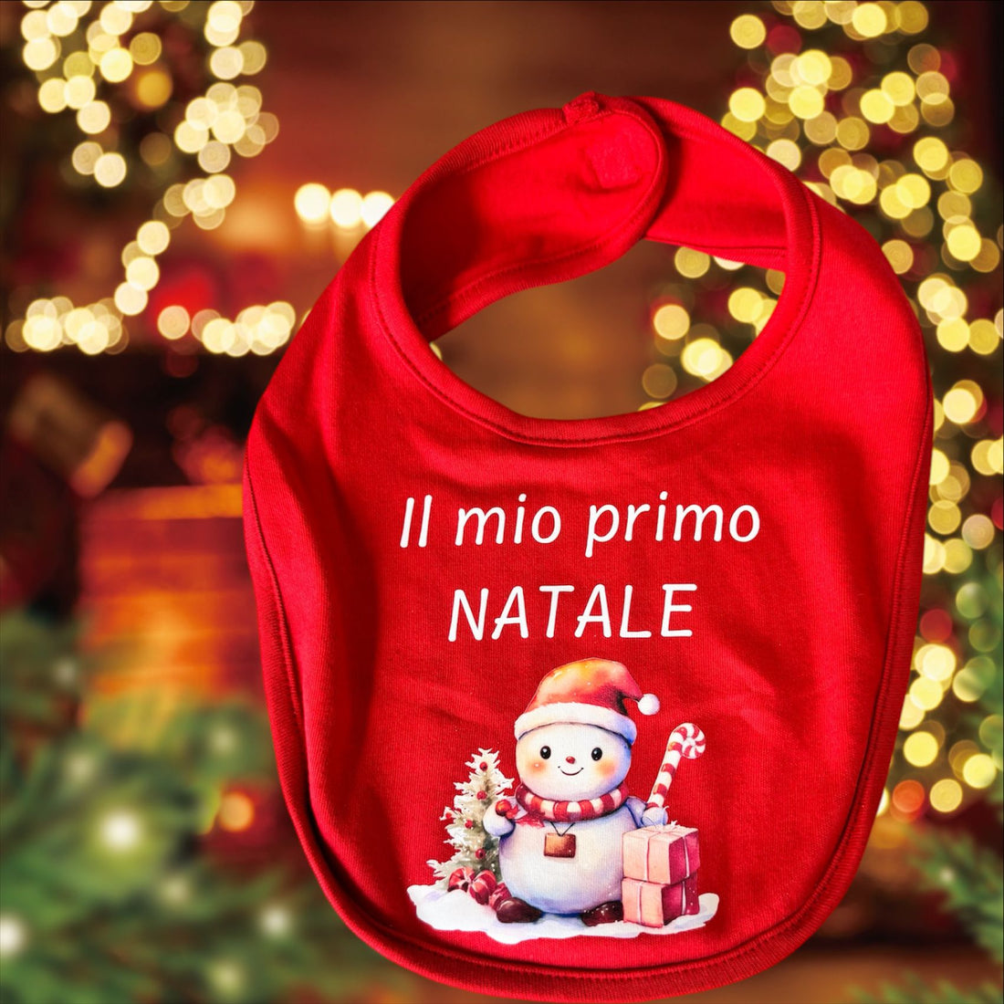 Bavaglino natalizio personalizzato